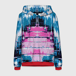 Толстовка-худи мужская Ladder - art - texture, цвет: 3D-красный