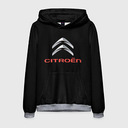Толстовка-худи мужская Citroen auto sports, цвет: 3D-меланж