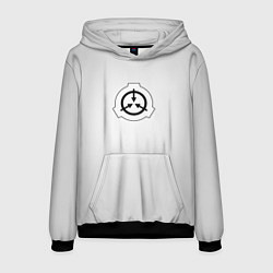 Толстовка-худи мужская Scp gray art, цвет: 3D-черный
