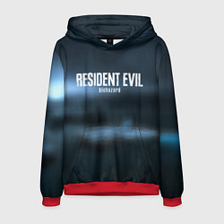 Толстовка-худи мужская Umbrella resident evil, цвет: 3D-красный