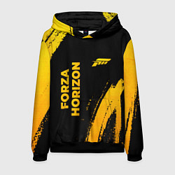 Толстовка-худи мужская Forza Horizon - gold gradient вертикально, цвет: 3D-черный