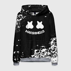 Толстовка-худи мужская Marshmello splash, цвет: 3D-меланж