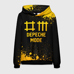 Толстовка-худи мужская Depeche Mode - gold gradient, цвет: 3D-черный