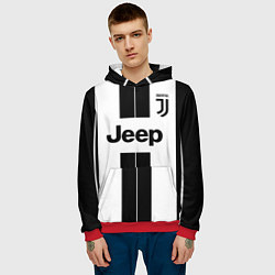 Толстовка-худи мужская Juventus collection, цвет: 3D-красный — фото 2