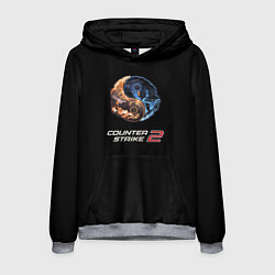 Толстовка-худи мужская CS2 идеальный баланс, цвет: 3D-меланж