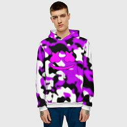 Толстовка-худи мужская Marshmello camo, цвет: 3D-белый — фото 2