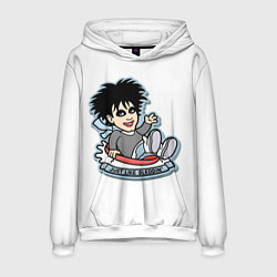 Толстовка-худи мужская The Cure Robert Smith - just like sleddin, цвет: 3D-белый