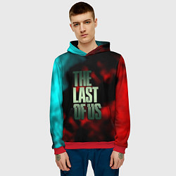 Толстовка-худи мужская The last of us fire, цвет: 3D-красный — фото 2