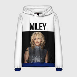 Толстовка-худи мужская Miley Cyrus, цвет: 3D-синий