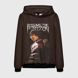 Толстовка-худи мужская Oli Sykes - Bring Me the Horizon, цвет: 3D-черный