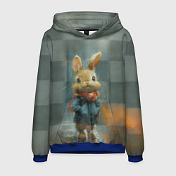 Мужская толстовка Игрушечный зайка