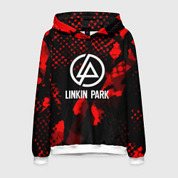 Мужская толстовка Linkin park краски текстуры