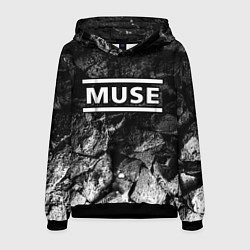 Толстовка-худи мужская Muse black graphite, цвет: 3D-черный