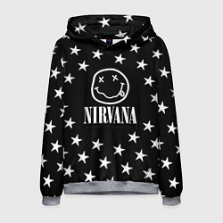 Мужская толстовка Nirvana stars steel