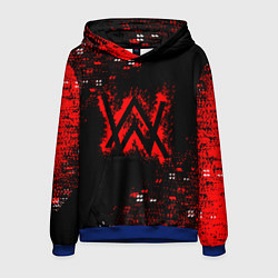 Толстовка-худи мужская Alan walker k-391, цвет: 3D-синий