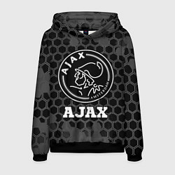 Толстовка-худи мужская Ajax sport на темном фоне, цвет: 3D-черный