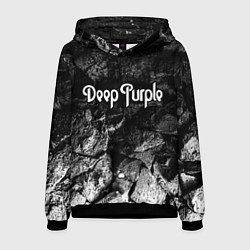 Толстовка-худи мужская Deep Purple black graphite, цвет: 3D-черный