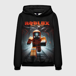 Толстовка-худи мужская Lethal Company x Roblox, цвет: 3D-черный