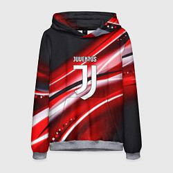 Толстовка-худи мужская Juventus geometry sport line, цвет: 3D-меланж