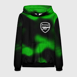 Толстовка-худи мужская Arsenal sport halftone, цвет: 3D-черный