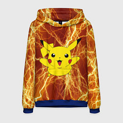 Мужская толстовка Pikachu yellow lightning