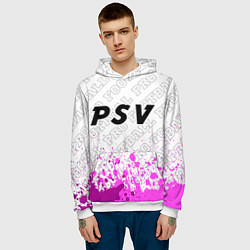 Толстовка-худи мужская PSV pro football посередине, цвет: 3D-белый — фото 2