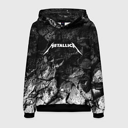 Толстовка-худи мужская Metallica black graphite, цвет: 3D-черный