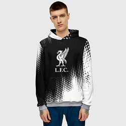 Толстовка-худи мужская Liverpool краски, цвет: 3D-меланж — фото 2