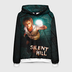 Толстовка-худи мужская Silent Hill - Heather Mason, цвет: 3D-белый