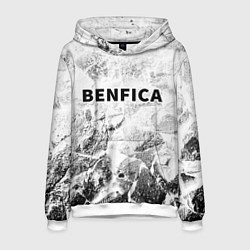 Толстовка-худи мужская Benfica white graphite, цвет: 3D-белый