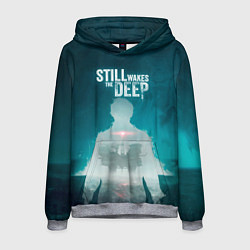 Мужская толстовка Still wakes the deep силуэт