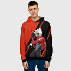 Толстовка-худи мужская Zenless Zone Zero Billy Kid, цвет: 3D-черный — фото 2