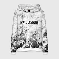 Толстовка-худи мужская Avril Lavigne white graphite, цвет: 3D-белый