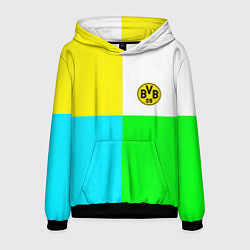 Толстовка-худи мужская Borussia color cport, цвет: 3D-черный