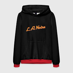 Толстовка-худи мужская L A Noire, цвет: 3D-красный