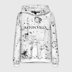 Толстовка-худи мужская Aston Villa dirty ice, цвет: 3D-белый