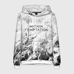 Толстовка-худи мужская Within Temptation white graphite, цвет: 3D-белый