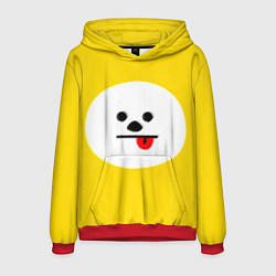 Толстовка-худи мужская BT21 - Chimmy, цвет: 3D-красный