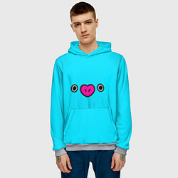 Толстовка-худи мужская BT21-Mang, цвет: 3D-меланж — фото 2