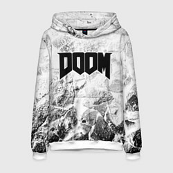 Толстовка-худи мужская Doom white graphite, цвет: 3D-белый