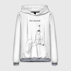 Толстовка-худи мужская Ментальный образ учителя, цвет: 3D-меланж