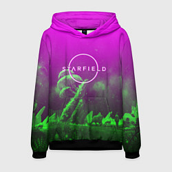 Толстовка-худи мужская Starfield space rpg, цвет: 3D-черный