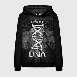 Толстовка-худи мужская Its my DNA, цвет: 3D-черный