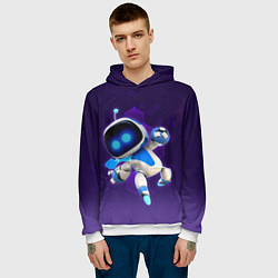 Толстовка-худи мужская Mascot - Astro Bot, цвет: 3D-белый — фото 2