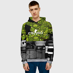 Толстовка-худи мужская Counter strike game skin, цвет: 3D-меланж — фото 2
