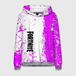 Толстовка-худи мужская Fortnite pink color, цвет: 3D-меланж