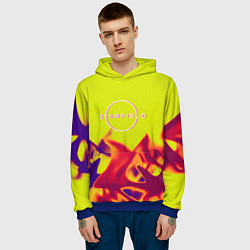 Толстовка-худи мужская Starfield fire steel, цвет: 3D-синий — фото 2