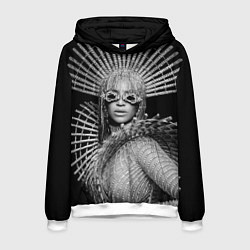Толстовка-худи мужская Beyonce R&B, цвет: 3D-белый