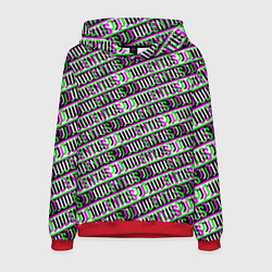 Мужская толстовка Juventus glitch pattern