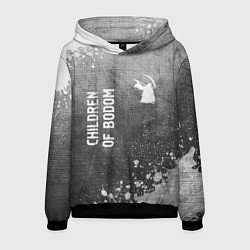 Толстовка-худи мужская Children of Bodom - grey gradient вертикально, цвет: 3D-черный